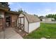 Exterior view of a garden shed in the backyard at 8198 E Lehigh Dr, Denver, CO 80237