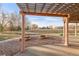 The covered patio and mature landscape create the perfect outdoor living and entertaining space at 103 Red Wing Ct, Mead, CO 80542