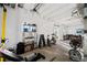 Basement featuring an exercise area, workout equipment, and a seating area at 4548 River Highlands Loop, Elizabeth, CO 80107