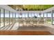 Formal dining room with designer lighting, an expansive view, and modern decor at 5700 S Quebec St # A, Englewood, CO 80111