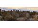 Suburban home with a spacious yard featuring beautiful trees and snowy mountains in the distance at 5700 S Quebec St # A, Englewood, CO 80111