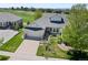 Aerial view of a home with a well-manicured lawn and a two-car garage in a desirable neighborhood at 7879 S Zante Ct, Aurora, CO 80016