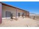 Barn with covered stalls and open hay storage area at 402 S County Road 129, Bennett, CO 80102