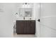 Modern bathroom with sleek vanity and updated fixtures at 1256 Newton St # 1, Denver, CO 80204