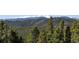 Scenic mountain view with evergreen trees and snow capped mountains at 451 Harris Dr, Idaho Springs, CO 80452