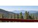 Breathtaking mountain view from the deck at 451 Harris Dr, Idaho Springs, CO 80452