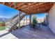 Open patio area with outdoor seating, perfect for relaxation and enjoyment at 145 Kettle Valley Way, Monument, CO 80132