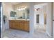Bathroom boasting double vanity and access to the main bedroom at 5137 Mt Arapaho Cir, Frederick, CO 80504