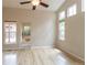 Spacious bedroom with high ceilings and ample natural light at 5137 Mt Arapaho Cir, Frederick, CO 80504
