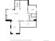 Basement floor plan features the rec room, gym, utility and bedroom at 9470 S Silent Hills Dr, Lone Tree, CO 80124