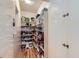 Walk in pantry offering an abundance of shelving for storage of food and small appliances at 9470 S Silent Hills Dr, Lone Tree, CO 80124