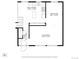 Main level floor plan showcasing the kitchen, living room, dining area, and foyer at 16941 E Eastman Pl, Aurora, CO 80013