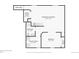 The basement floor plan shows a finished space with a bedroom, bathroom, and laundry room at 11035 W 26Th Pl, Lakewood, CO 80215