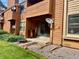 Backyard has a partially covered patio, sliding door, trampoline, and a lush lawn at 4281 S Salida Way # 5, Aurora, CO 80013