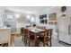 This dining room features hardwood floors, a fireplace, and ample space to entertain at 1958 S Pearl St, Denver, CO 80210