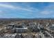 Expansive aerial view of city showcasing a mix of residential and commercial properties at 1260 Newton St # 1, Denver, CO 80204