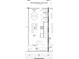 Floor plan showcasing the layout of the kitchen, dining room, living room, and foyer at 1260 Newton St # 1, Denver, CO 80204