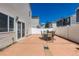 Private backyard featuring a patio perfect for entertaining at 4520 Andes St, Denver, CO 80249