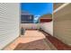 Low maintenance backyard with concrete patio at 4520 Andes St, Denver, CO 80249