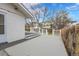 Wide deck with white railings at 9565 W 12Th Pl, Lakewood, CO 80215