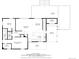 Detailed floor plan showcasing the layout of the main level including the living spaces and kitchen at 9565 W 12Th Pl, Lakewood, CO 80215