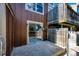Back patio with a sliding glass door, offers easy access to indoor and outdoor living spaces at 8231 S Fillmore Way, Centennial, CO 80122