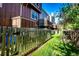 Lush backyard with a fence, providing privacy and a relaxing outdoor space at 8231 S Fillmore Way, Centennial, CO 80122