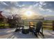 Enjoy outdoor relaxation on the patio, complete with a fire pit and seating at 16701 Buffalo Run Dr, Commerce City, CO 80022
