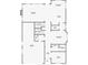 First-floor floor plan showcasing the layout of the living spaces at 16701 Buffalo Run Dr, Commerce City, CO 80022