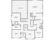 Second-floor floor plan showcasing the layout of the bedrooms and bathrooms at 16701 Buffalo Run Dr, Commerce City, CO 80022