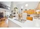 Kitchen island with double sink at 2846 W Centennial Dr # E, Littleton, CO 80123