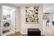 Foyer view of laundry area and doorway to living area at 8100 E. Union Ave # 409, Denver, CO 80237