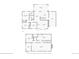 Detailed floor plan showcasing the layout of the home's first floor and basement at 1465 S Urban Way, Lakewood, CO 80228