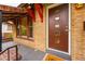 Stylish front door with modern detailing and an inviting entrance at 1312 Ash St, Denver, CO 80220