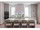 Modern kitchen featuring marble countertops, sleek cabinets, and high-end appliances for a luxurious cooking experience at 181 Race St, Denver, CO 80206