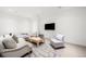 Bright living room boasts modern decor, plush seating, and a large flat-screen TV for ultimate comfort and entertainment at 181 Race St, Denver, CO 80206