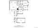 Floor plan layout of second floor displaying kitchen, living room, bedrooms, bathrooms, and balcony at 350 High Point Dr # C201, Longmont, CO 80504