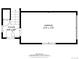 Floor plan layout of main floor displaying foyer and a garage space at 350 High Point Dr # C201, Longmont, CO 80504