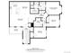 Upstairs floor plan featuring a kitchen, bedrooms, bathrooms, and a living area with balcony at 350 High Point Dr # C201, Longmont, CO 80504