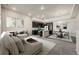 Inviting open-concept living room with stylish furnishings adjacent to the modern kitchen and dining area at 350 High Point Dr # C201, Longmont, CO 80504