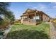 Charming backyard featuring a wooden deck with a private hot tub, perfect for relaxation and entertaining at 4077 Forever Cir, Castle Rock, CO 80109