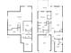 Detailed floor plans showcasing the layout of the main and basement levels at 4077 Forever Cir, Castle Rock, CO 80109