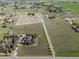 Aerial view of property with white boundary lines to denote property boundaries at 2610 W County Road 4, Berthoud, CO 80513