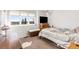 Bedroom with a view, a single bed, and desk at 2610 W County Road 4, Berthoud, CO 80513