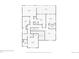 Second floor plan highlighting bedrooms, bathrooms, and a loft area at 6521 Barnstead Dr, Castle Pines, CO 80108