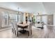 Dining area with a large table and chairs, open to the living room at 2008 Galapago, Denver, CO 80223