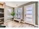 Bright and airy entryway with built-in shelving at 2008 Galapago, Denver, CO 80223