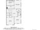 Second floor plan showing primary bedroom, laundry, and two baths at 2008 Galapago, Denver, CO 80223