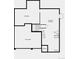 Floor plan showing the unfinished basement layout, and crawlspace at 3399 Backdrop Ct, Castle Rock, CO 80108