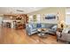 Open concept living space with a fully equipped kitchen, dining area and modern furnishings at 18067 E Anthem Dr, Parker, CO 80134